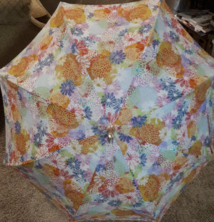 Customers make custom umbrellas from our frames and patterns for every season.