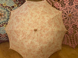 Georgia Parasol, 35-inch Frame, wood shaft, ten ribs, ten gold-tone rib tips