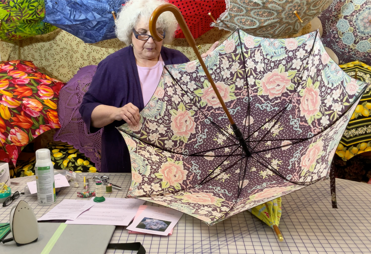 Classic 48-inch Umbrella kit: 3-Pack of frames, one pattern, 60-days o – Umbrella Joan