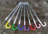 Just For Kids, ONE Umbrella Frame, available with matching handle, rib tip, and cap colors:  White, Red, Purple, Blue, Yellow, and Green.