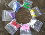 Just For Kids, ONE Umbrella Frame, available with matching handle, rib tip, and cap colors:  White, Red, Purple, Blue, Yellow, and Green.