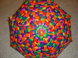 Fashion accessory umbrella, made-to-order, complex pattern