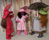 "Just for Dolls" Umbrella Frames 3-pack, perfect for wedding and baby shower centerpieces