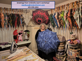 Fashion accessory umbrella, made-to-order, simple all-over fabric pattern