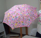 Just For Kids, Umbrella Frames, 6-pack, six colors with pattern:  white, red, spring green, navy blue, lavender, and yellow