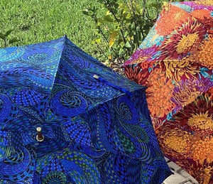 Customers are creating fabulous umbrellas with our frames and patterns !