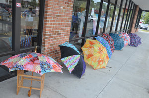 Umbrella-making fun at Sunshine Quilt Corner in Newport News, Virginia.