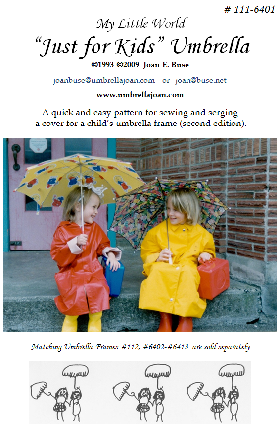 Just for Kids, Umbrella Pattern Umbrella Joan